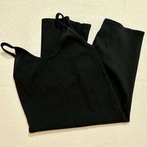 ARQ Black Ribbed Sleeveless Bodysuit NWOT, size L